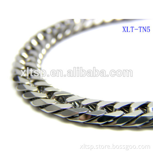 Shenzhen Jewelry 10mm Wide Gold Plated Stainless Steel Chain
